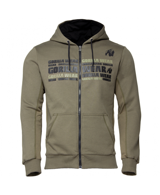 

Кофта Gorilla Wear Bowie Mesh Zipped Hoodie  Зеленая/Хакки/Комуфляжная, Кофта Gorilla Wear Bowie Mesh Zipped Hoodie S Зеленая/Хакки/Комуфляжная