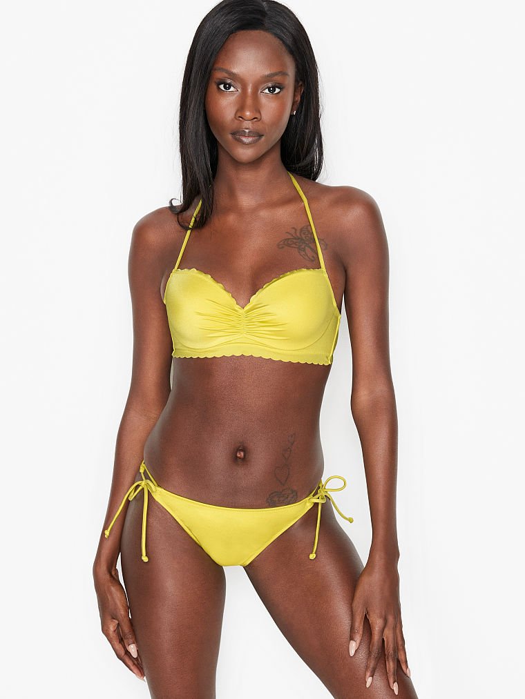 

Раздельный купальник Victoria´s Secret топ и плавки art940718 (Желтый, размер 38B/L)