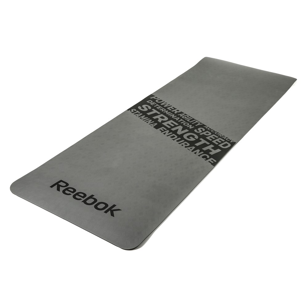 

Мат для фитнеса Reebok Strength RAMT-11024GRS серый