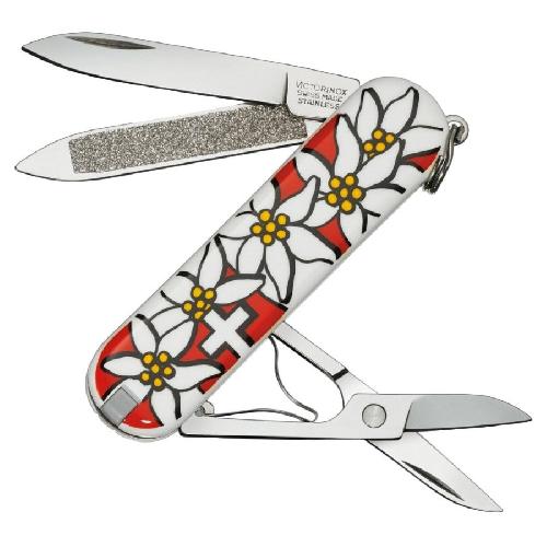 

0.6203.840 Ніж Victorinox Сlassic-SD ручка Едельвейс