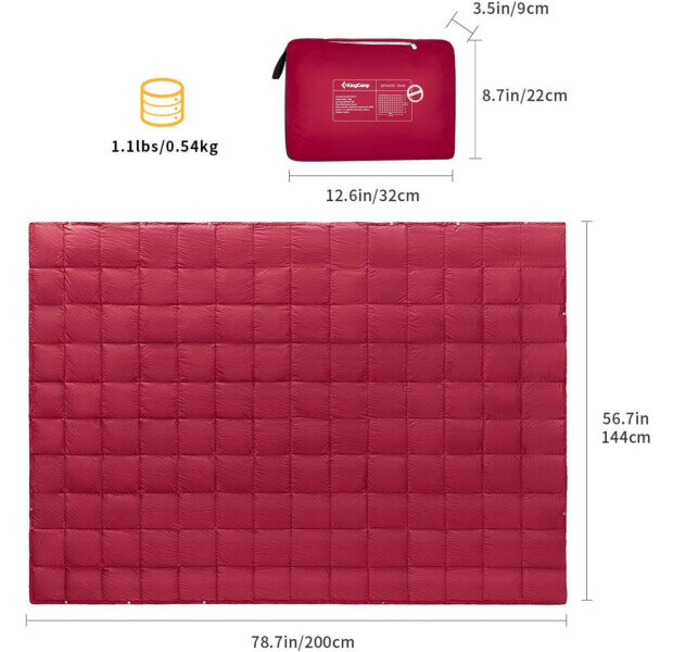 

Спальний мішок KingCamp SMART 540 (KS2013) L WINE