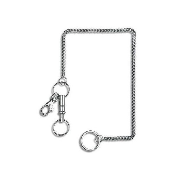 

Ланцюжок Victorinox 40см карабін + карабін + кільце (4.1854)