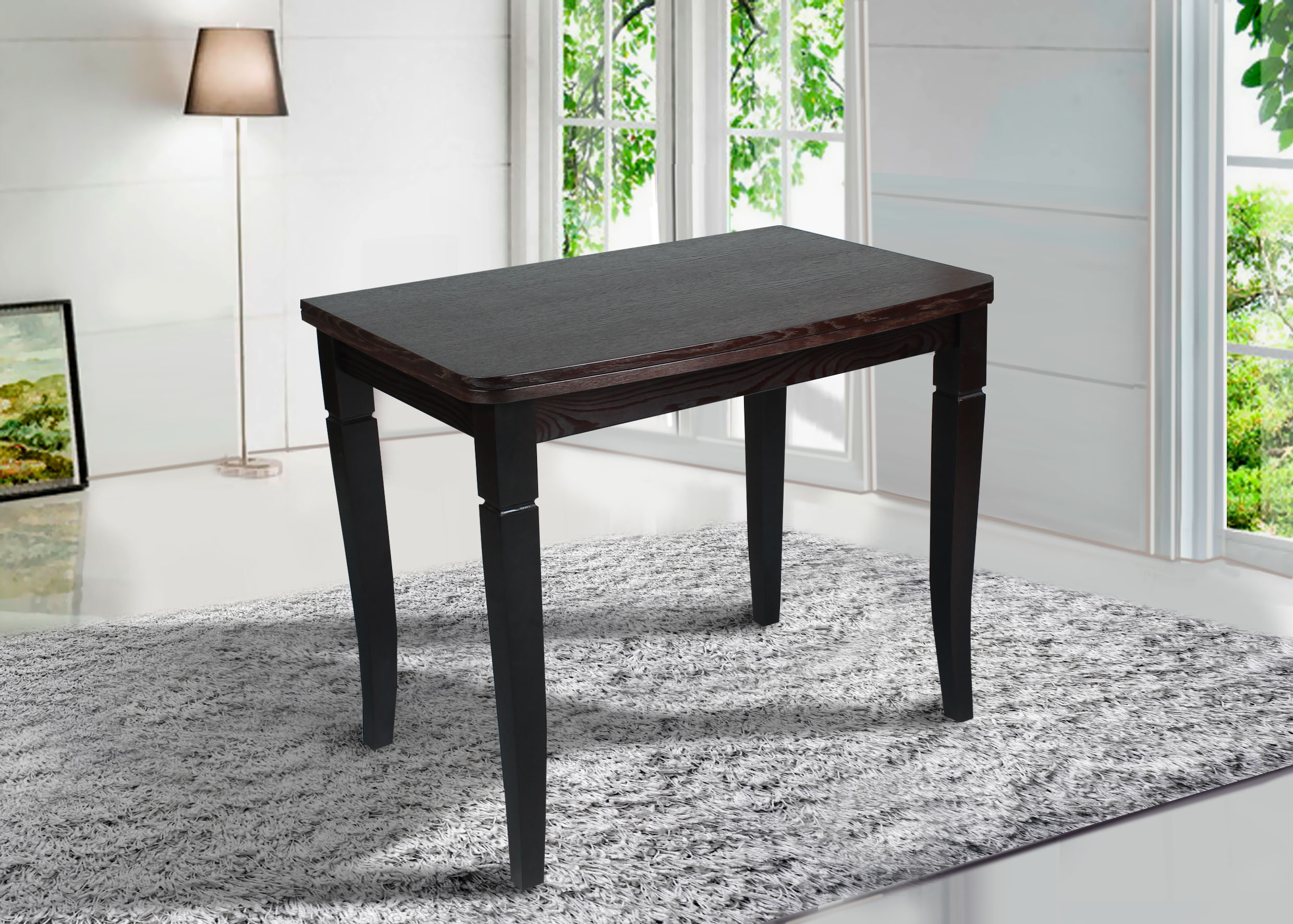 

Раскалданой обеденный стол деревянный Эрика Микс Мебель цвет Венге