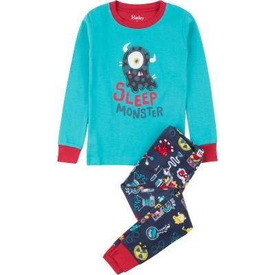 

Піжама Hatley Sleep Monster 2A блакитний 92см (F18CSK204)