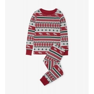 

Піжама Hatley Winter Fair Isle 7A червоний 122см