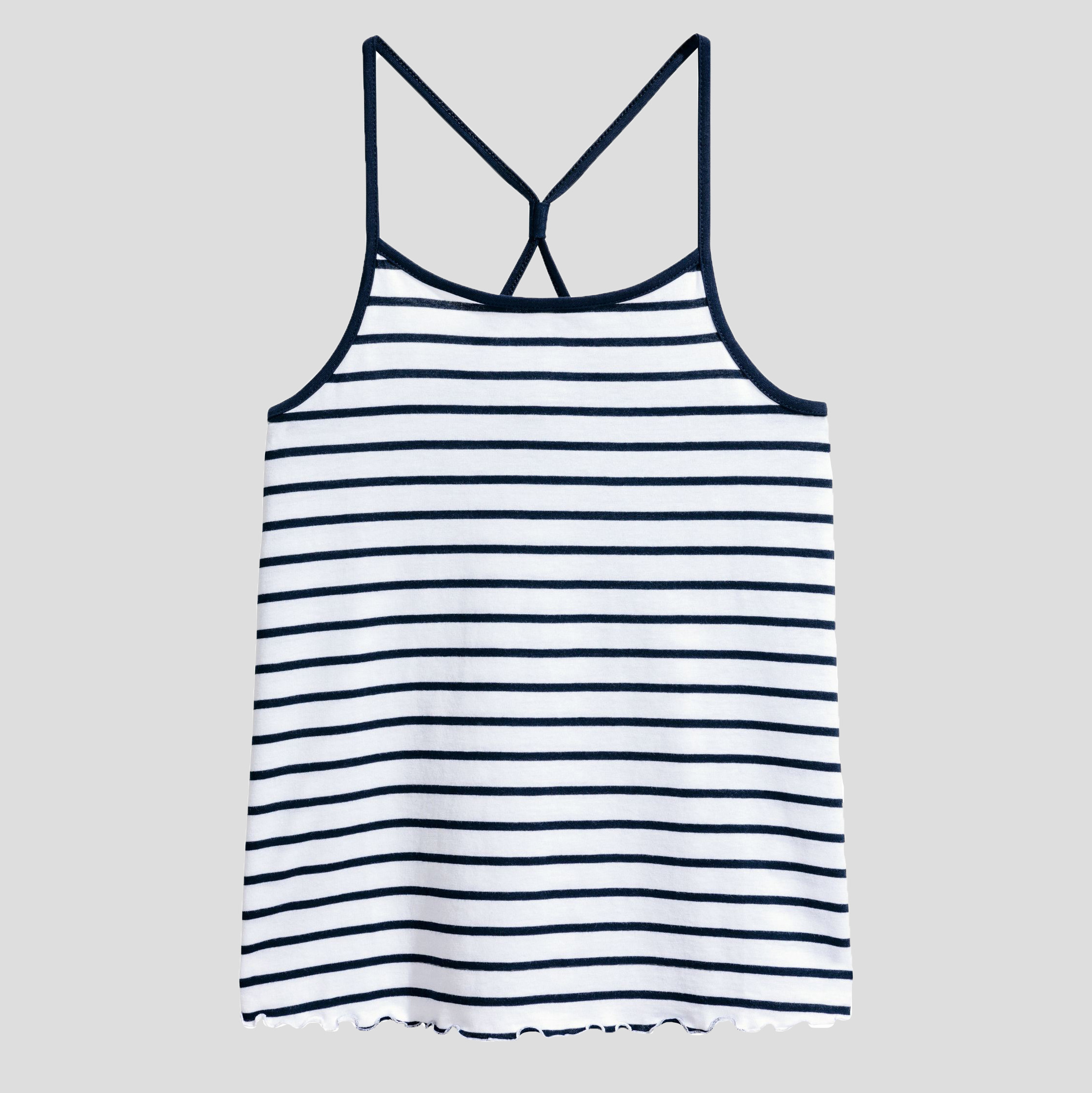 

Топ H&M 060491563_stripped 146-152 см Белый/Черный