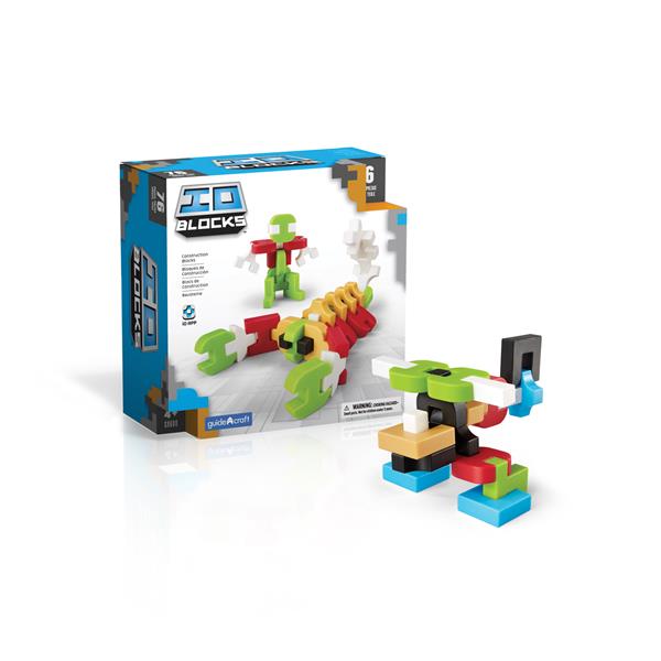 

Конструктор Guidecraft IO Blocks с дополненной 3d реальностью, 76 деталей (G9600)