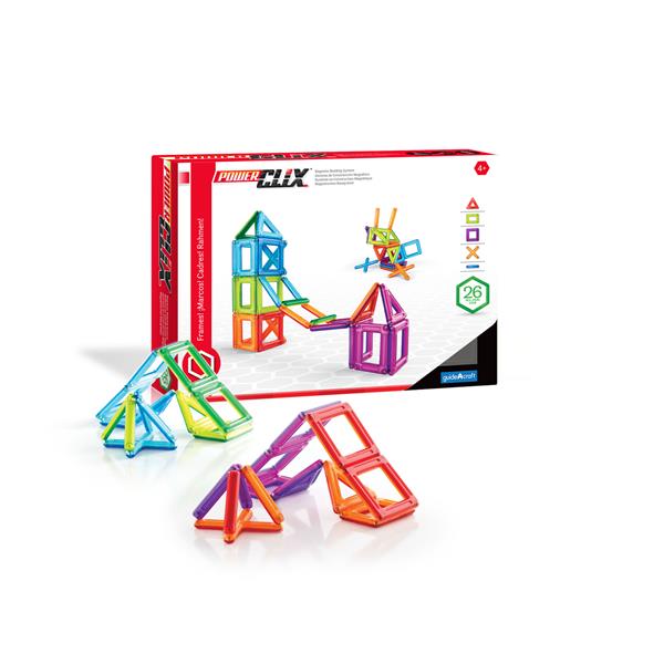 

Магнитный конструктор Guidecraft PowerClix Frames, 26 деталей (G9199)-7877