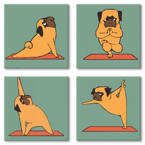 

Картина по номерам "Полиптих: Yoga-dog" ★★