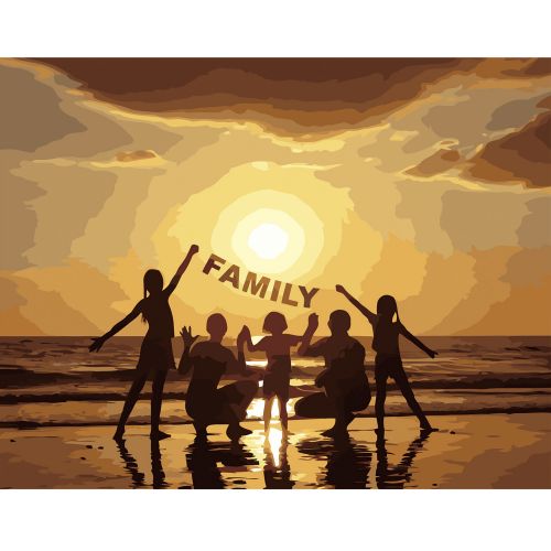 

Картина по номерам "FAMILY" ★★★