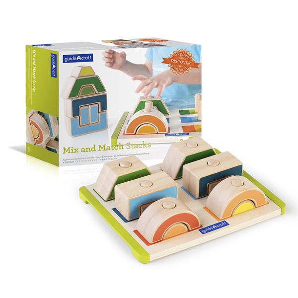 

Деревянная пирамидка-сортер Guidecraft Manipulatives Чередование и сочетание (G6735)