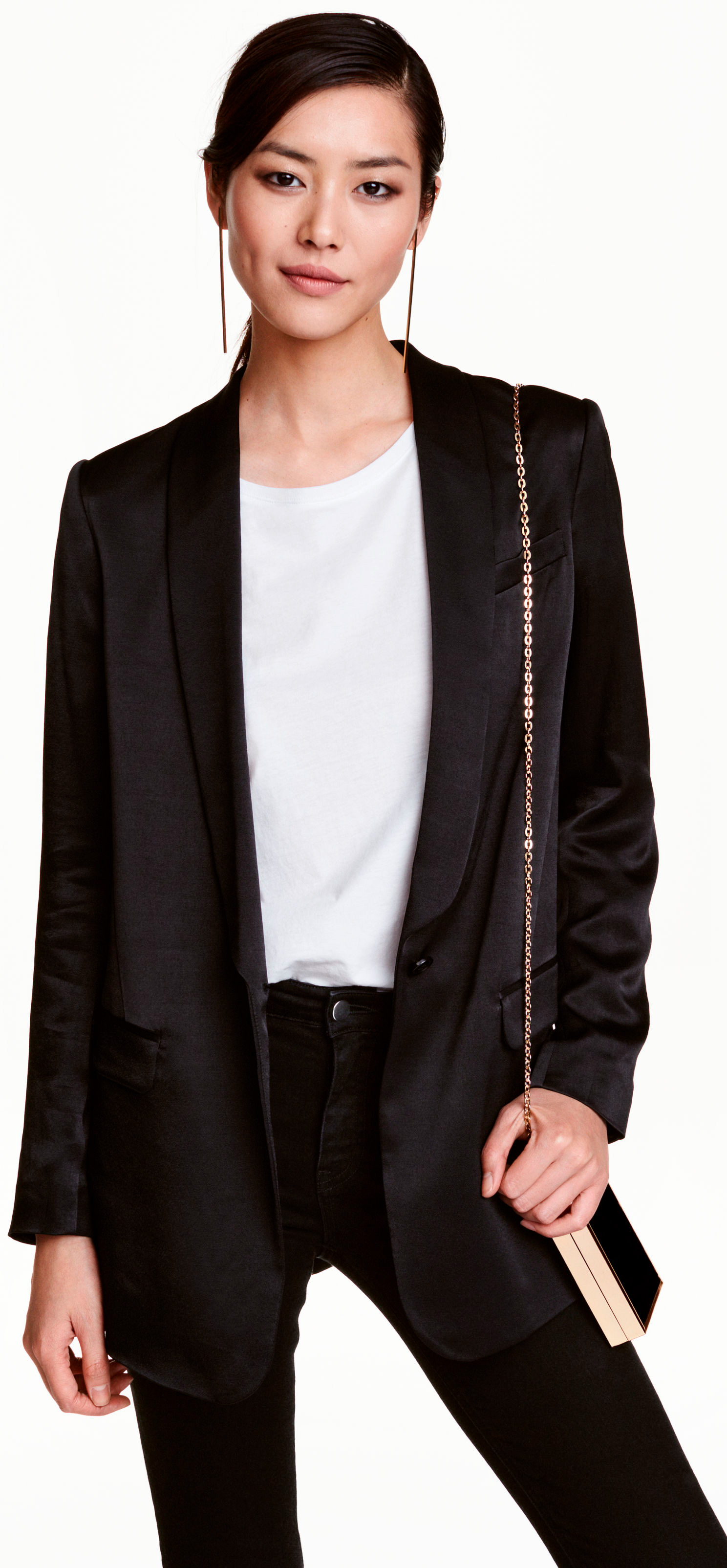 

Пиджак H&M 12-4412974  Черный, Пиджак H&M 12-4412974 46 Черный