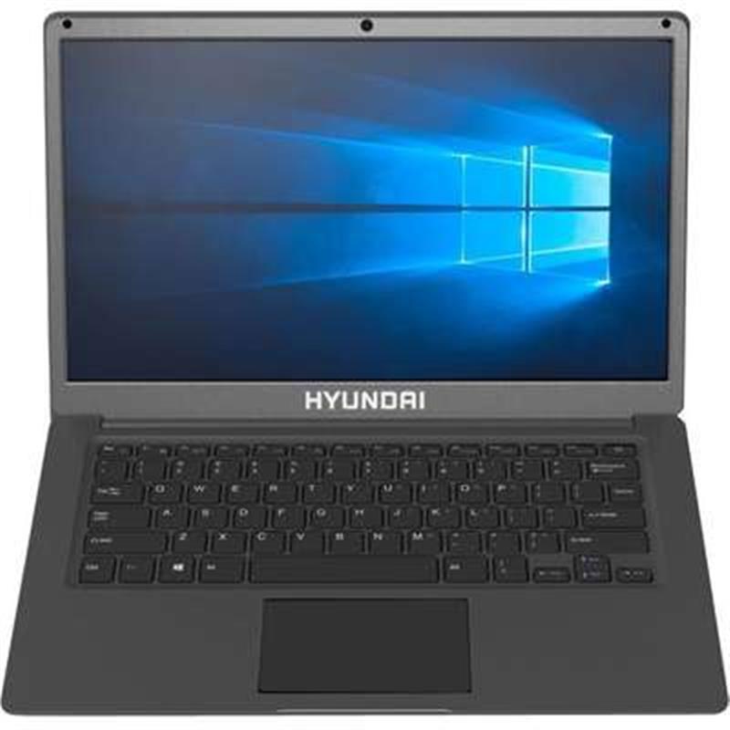 

Ноутбук Hyundai Thinnote-A ; 14.1" TN LED глянцевый / Intel Celeron N3350 (1.1 - 2.4 ГГц) / RAM 4 ГБ / eMMC 64 ГБ / Intel HD Graphics 500 / без ОП / LAN / Wi-Fi / BT / веб-камера / Windows 10 Home / 1.6 кг / серый