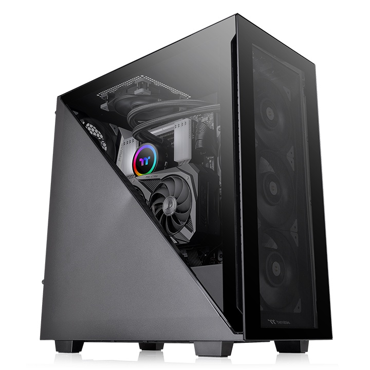 

Корпус Thermaltake Divider 300 TG Mid Tower Chassis Black (CA-1S2-00M1WN-00) без БП