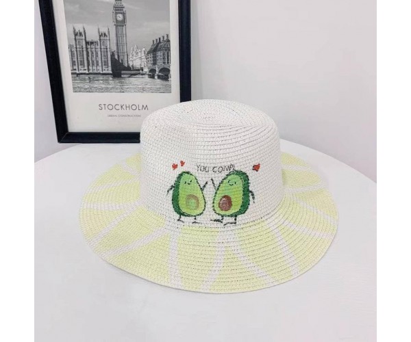 

Шляпа с рисунком авокадо Modern Boutique белый, стандарт ШЛ011