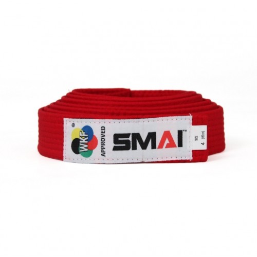 

Пояс для кимоно SMAI Deluxe WKF Approved Red р. 240