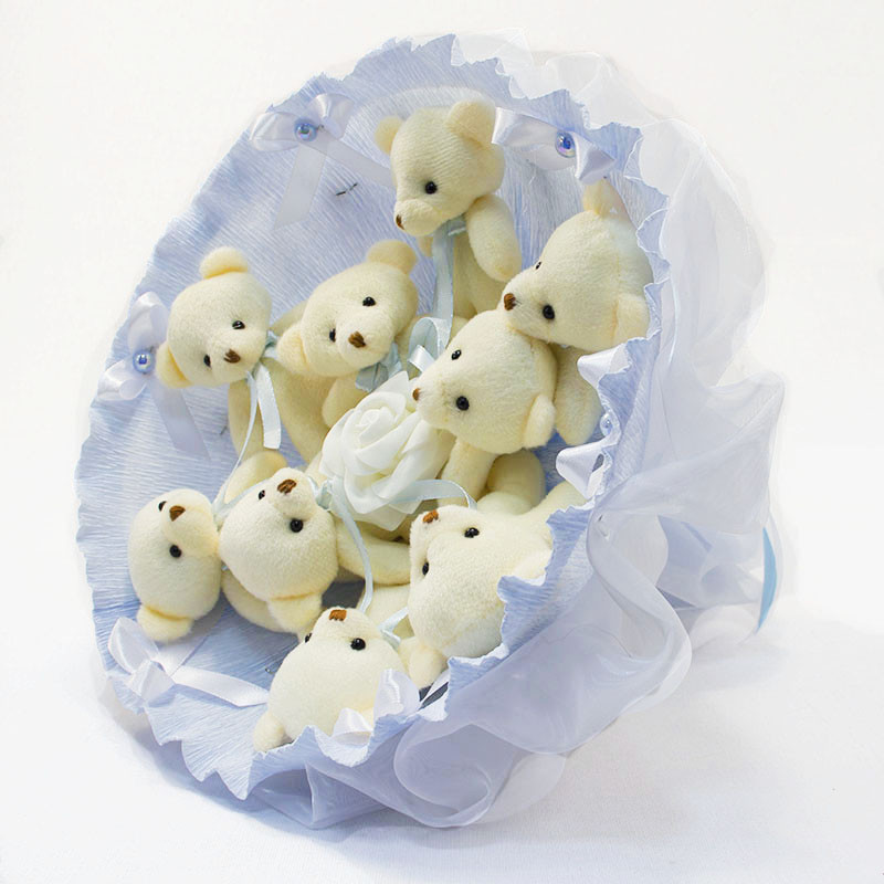 

Букет из игрушек Royaltoys Мишки 9 голубой R5711117-5350IT
