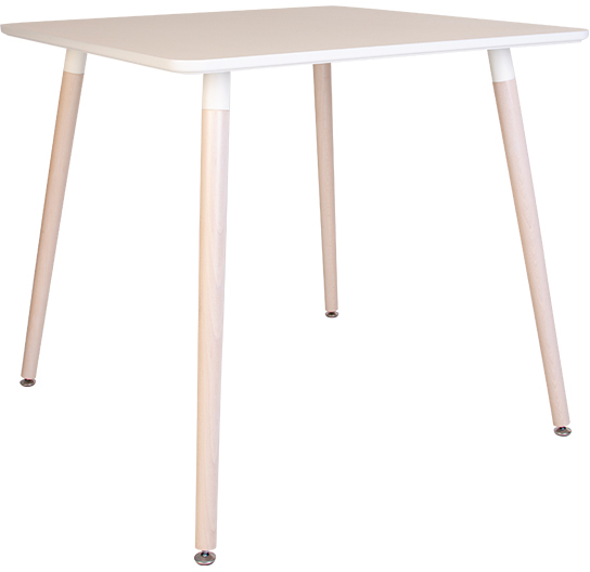 

Обеденный стол Новый Стиль MODERN ordf WOOD BEIGE (19) 700х700 WHITE/БУК ЛАК 1.018