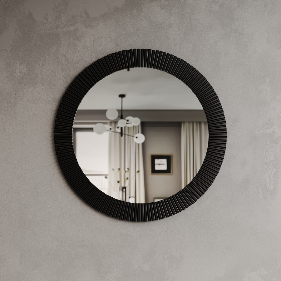 

Зеркало настенное Fenster Виано-715 Чёрное