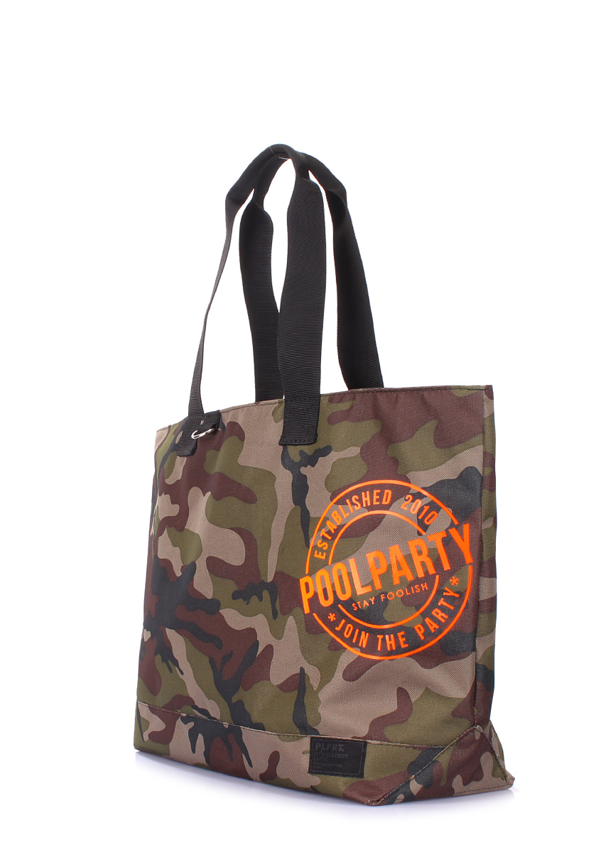 

Сумка женская городская Poolparty Riot Camo (P-1609)