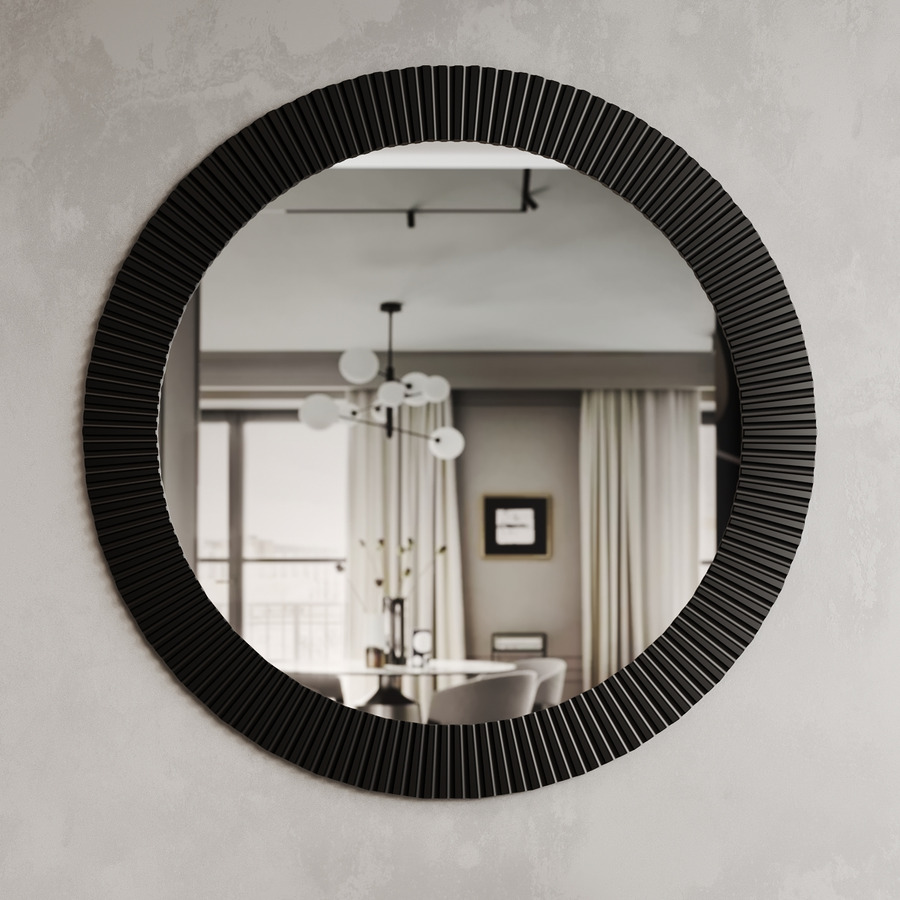 

Настенное зеркало Fenster Виано-915 Чёрное