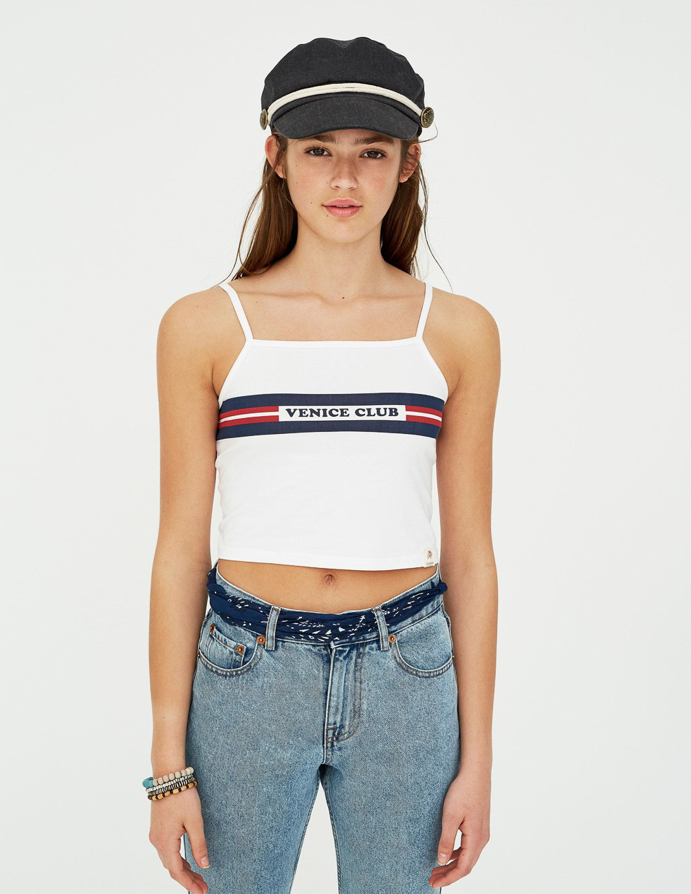 

Топ PULL & BEAR Ж1066824 (5232/335/805) цвет белый M