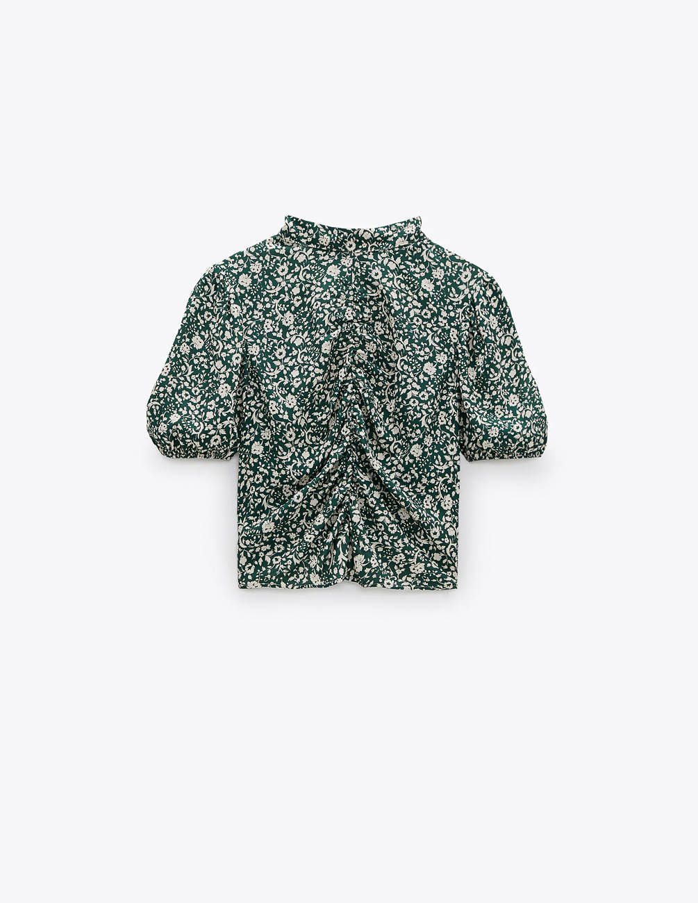 

Блуза Zara Ж1068672 (8514/169/098) цвет зеленый S