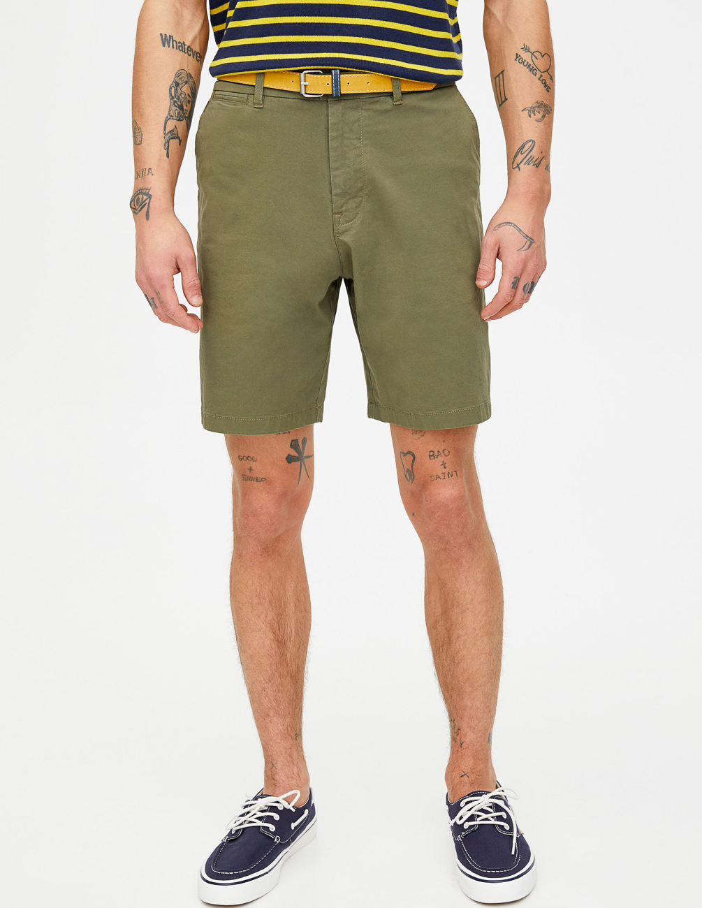 

Шорты PULL & BEAR М0112815 (5691/500/505) цвет зеленый 29