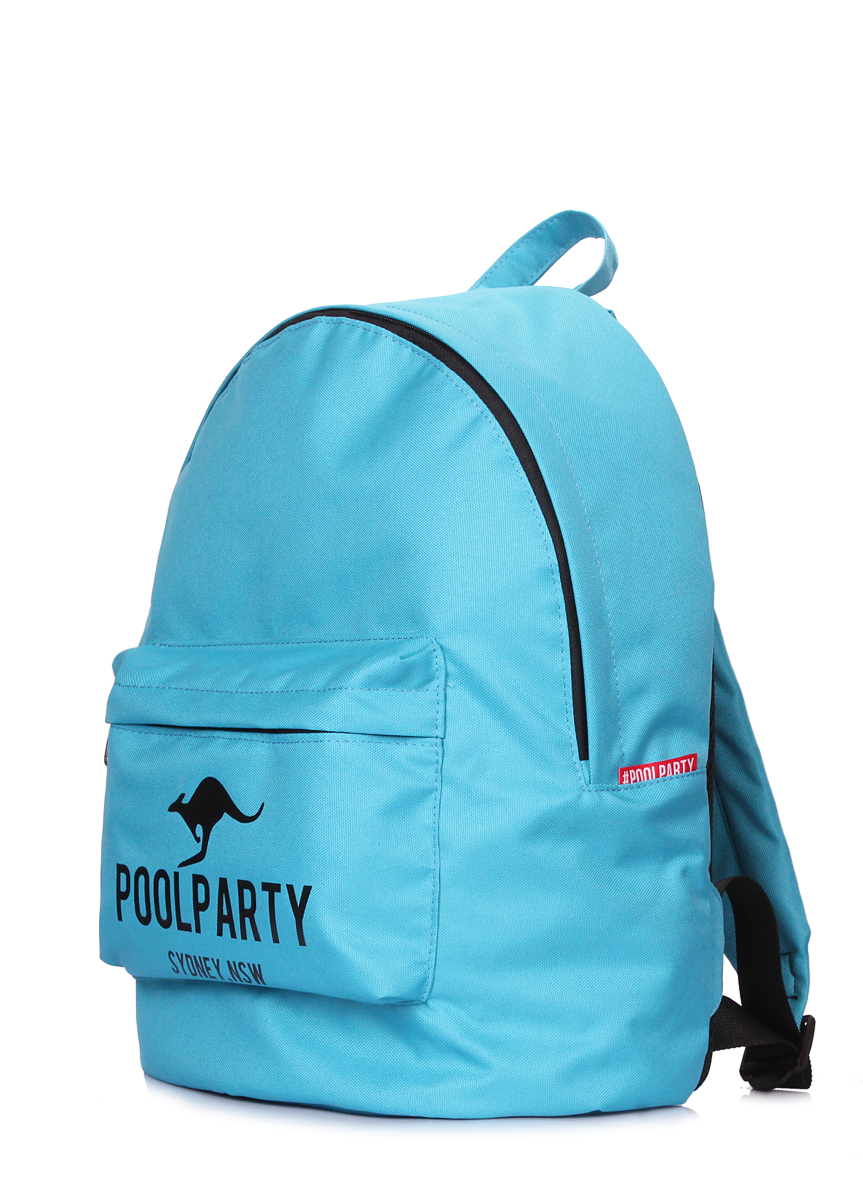 

Рюкзак женский кожаный Poolparty Molodeghnui Blue (P-1426)