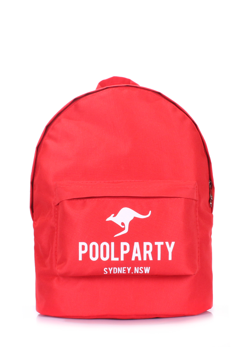 

Рюкзак женский кожаный Poolparty Molodeghnui Red (P-1428)