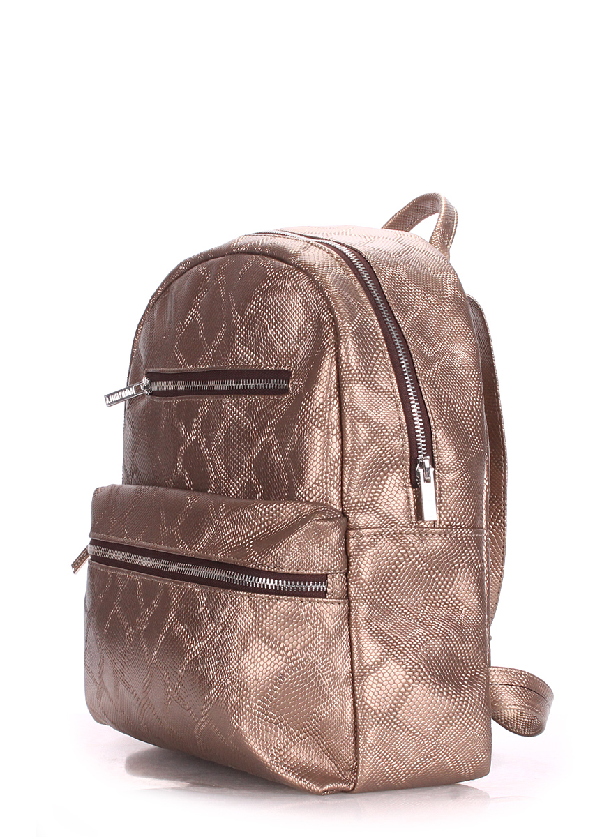 

Рюкзак женский Poolparty Mini Gold (P-1472)