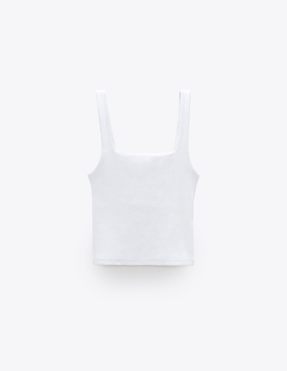 

Майка Zara Ж1069001 (1660/310/250) цвет белый L