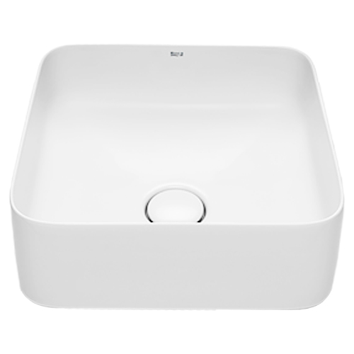 

INSPIRA раковина-чаша 370*370мм, Square, с керамич. декоративной крышкой донного клапана