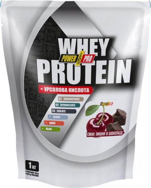 

Сывороточный протеин концентрат Power Pro Whey Protein 1000 г Шоколад вишня