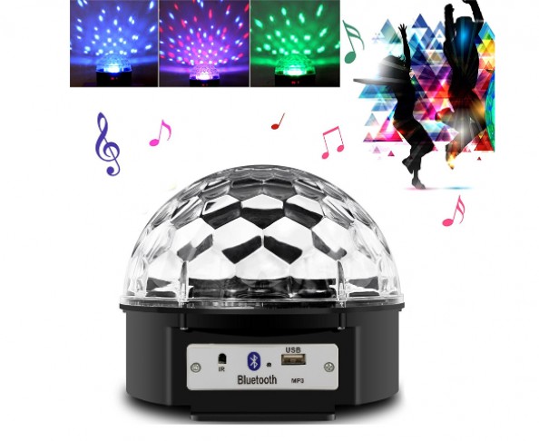 

СВЕТОДИОДНЫЙ ДИСКО-ШАР LED MAGIC BALL LIGHT X-12 BLUETOOTH (ЧЕРНЫЙ) (D102)