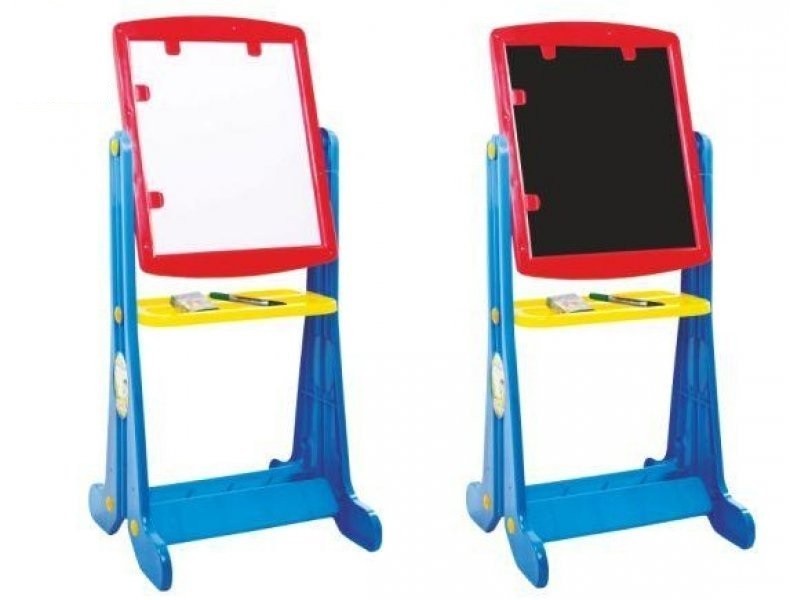 

Мольберт напольный разборной универсальный двусторонний магнитный для рисования маркерами и мелом Kinder Way (мел и маркер в комплекте)