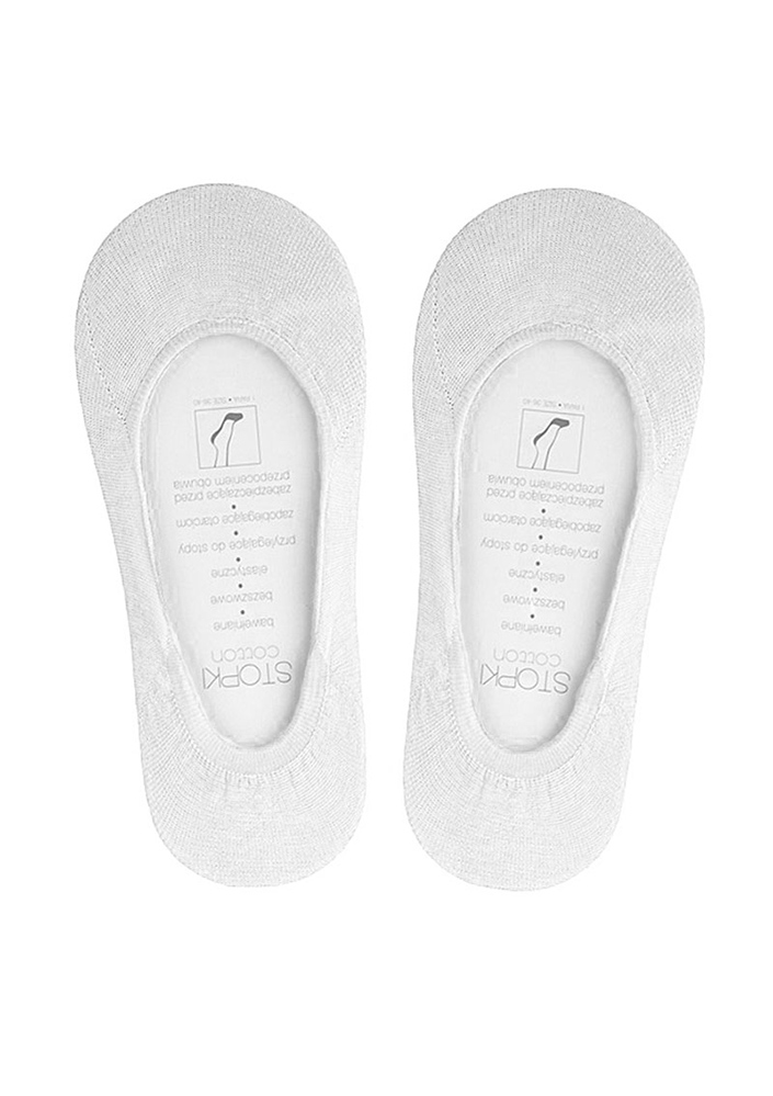 

Шкарпетки, слідочки Marilyn Stopki cotton 36/40 bianco
