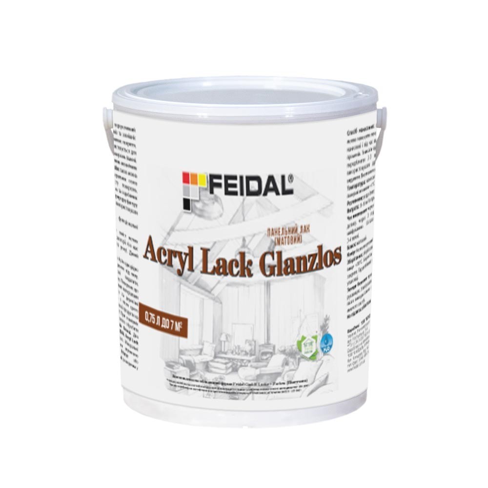 

Панельный лак 0,75л FEIDAL Acryl Lack Glanzlos (матовый)