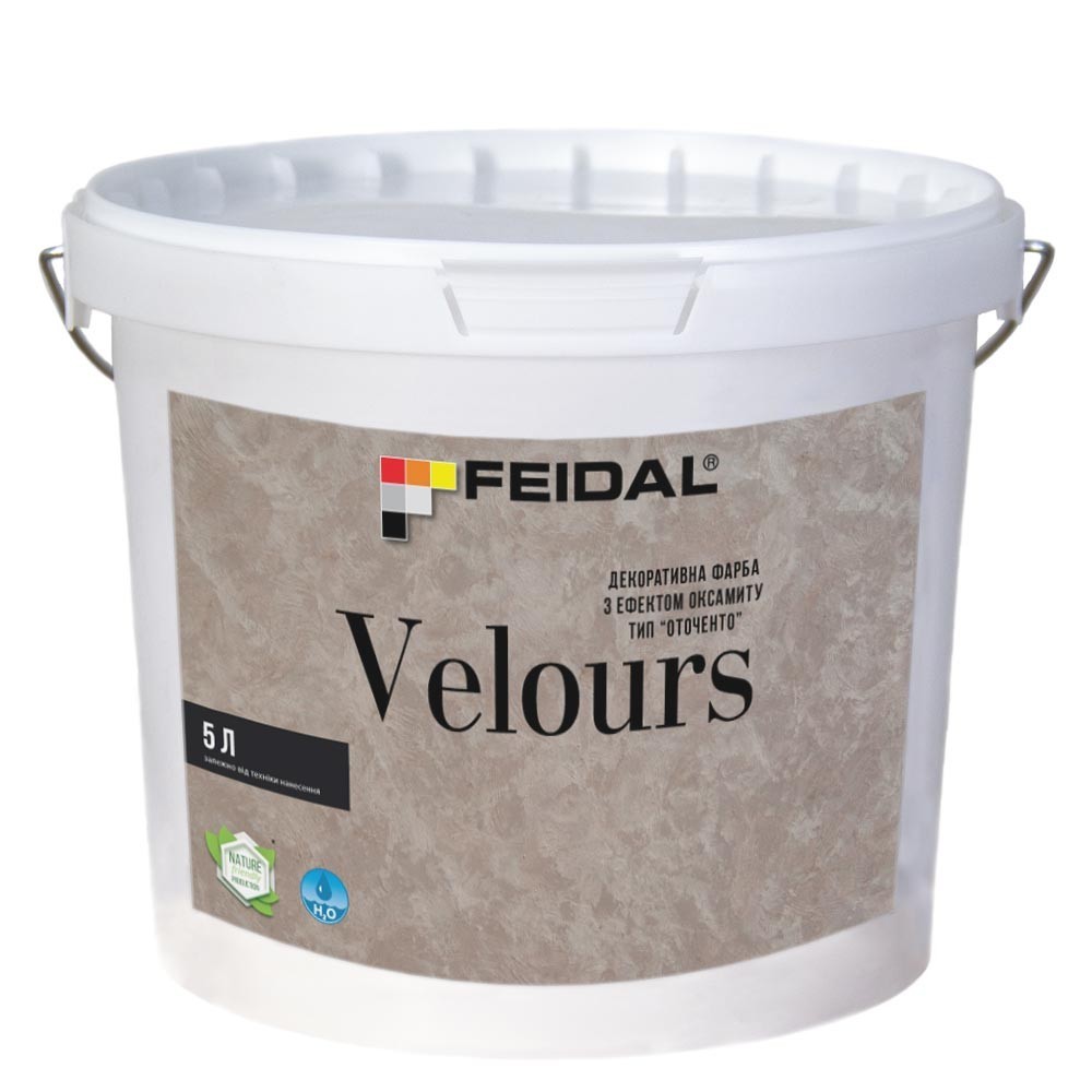 

Декоративная краска с эффектом бархата 5л FEIDAL Velours