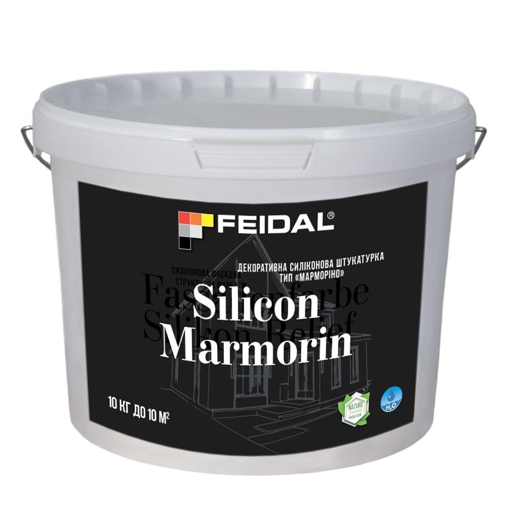 

Декоративная силиконовая штукатурка 10кг FEIDAL Silicon Marmorin