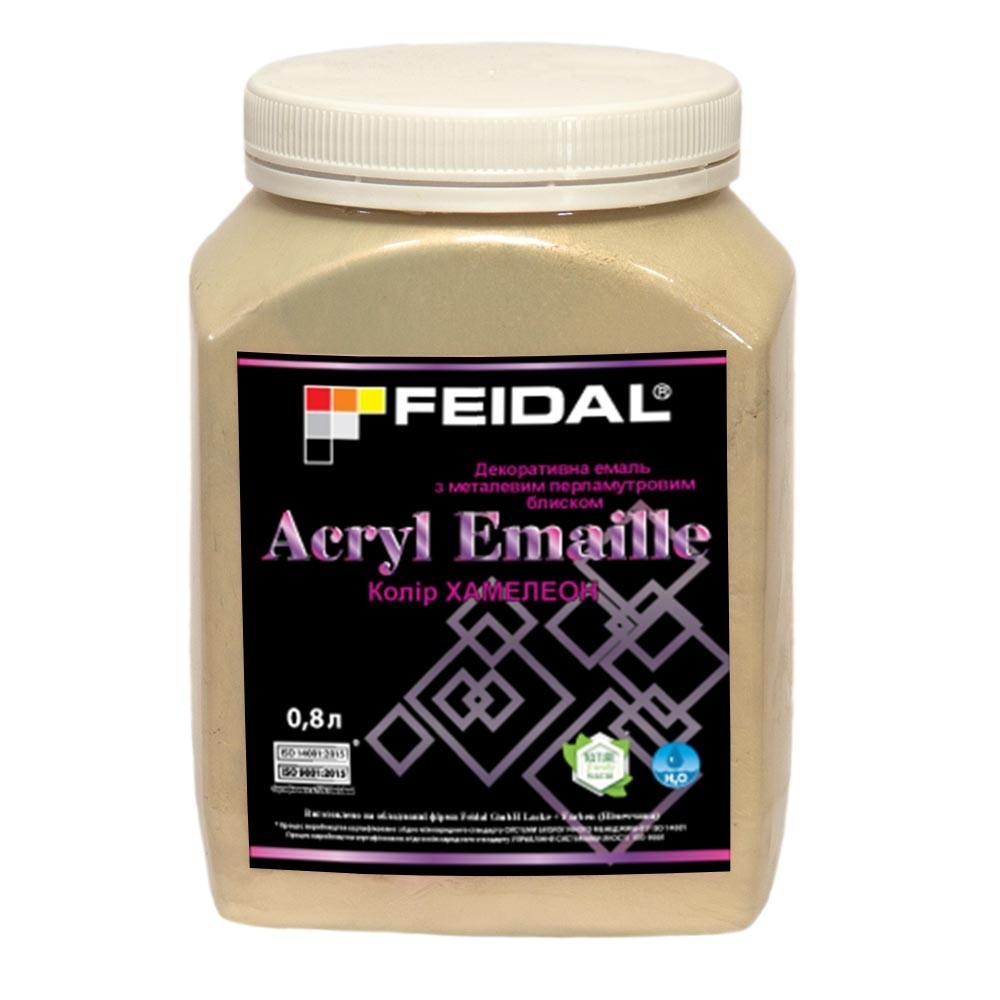 

Декоративная эмаль 0,8л FEIDAL Acryl Emaille (цвет хамелеон)