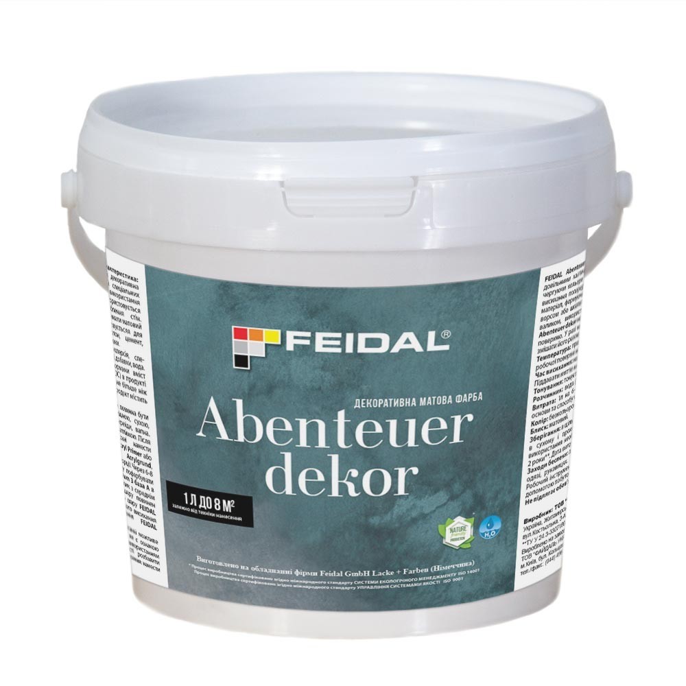 

Декоративная матовая краска 1л FEIDAL Abenteuer Dekor