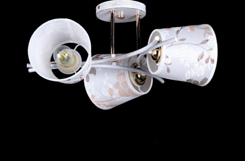 

Люстра с плафонами Ray L7472/3B SWT+FGD (AN002074)