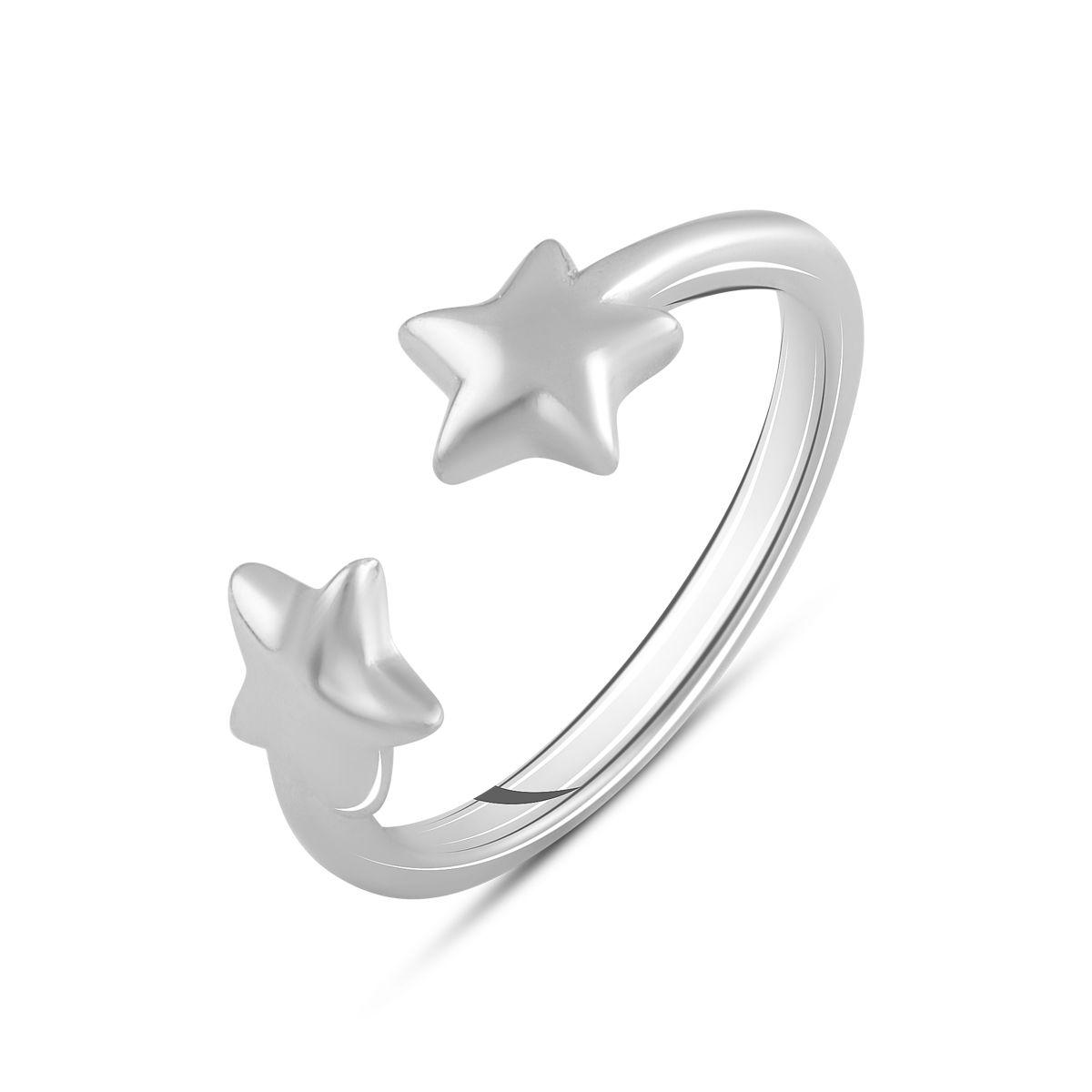

Серебряное кольцо SilverAlex без камней Регулируемый размер