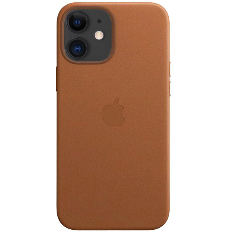 

Кожаный чехол Leather Case (AAA) для Apple iPhone 11 (6.1") Brown