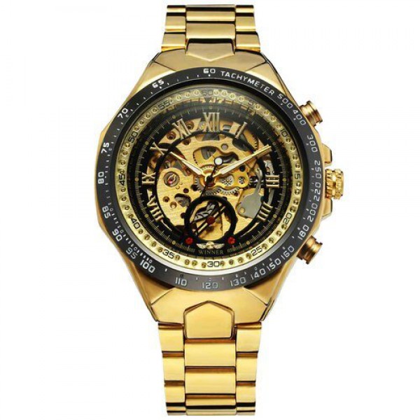 

Часы Winner 8067 Gold-Black-Black Red Cristal
