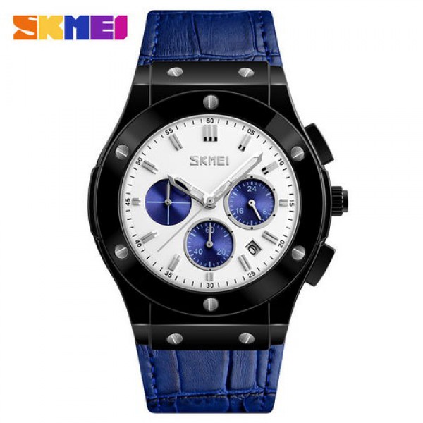 

Часы Skmei 9157 Blue-Black-White-Blue