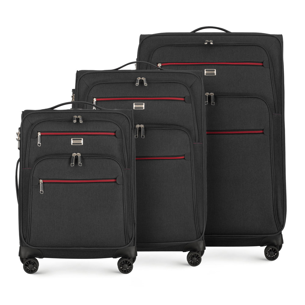 

Комплект чемоданов Wittchen 56-3S-50S-11 черный
