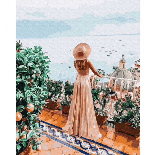 

Картина по номерам Rosa Начало дня GX39386