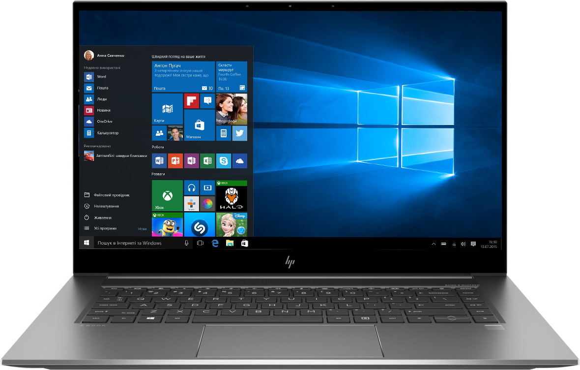 

Ноутбук HP ZBook Studio G7 (1J3T0EA) Turbo Silver